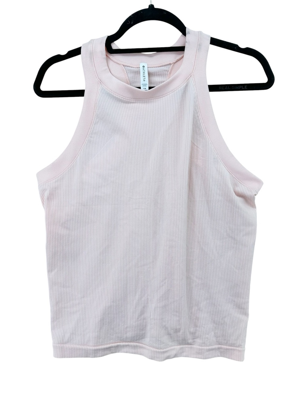 NWT Athleta Women Ballerina Gown Pink Renew Seamless Racerback Tank women’s 1X